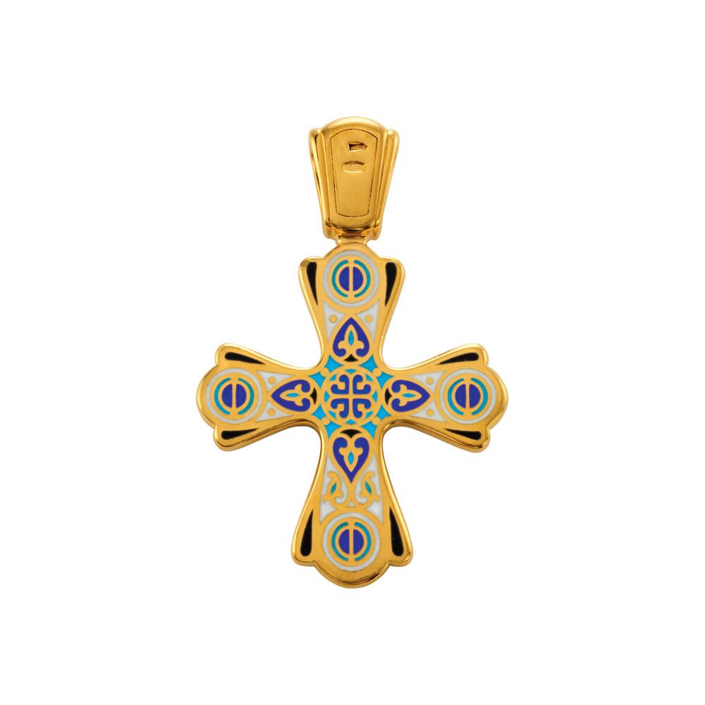 Крест нательный Акимов 103.011 «Голгофа. Чудись Божию Чудному Чуду»