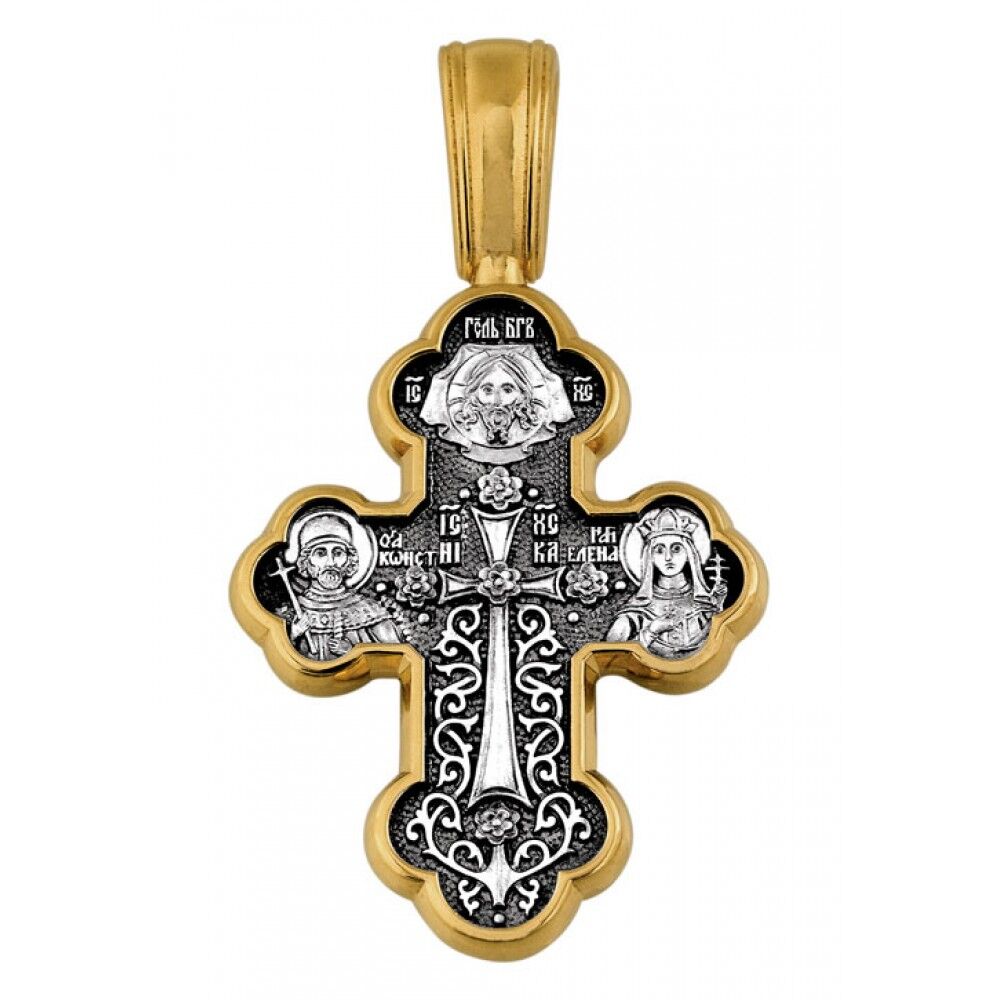 Neck Cross Akimov 101.073 «Exaltation of the Cross. The Don icon of the Mother of God»