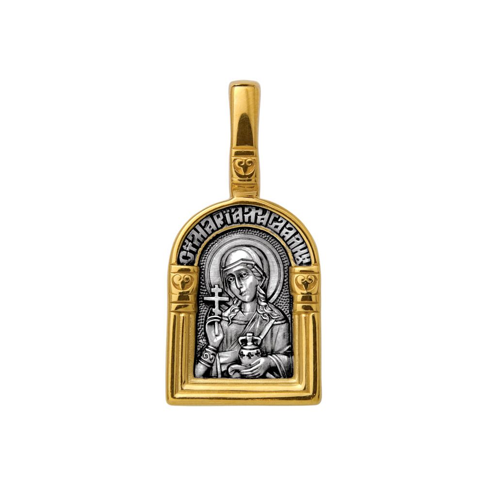 Образок Акимов 102.110 «Святая мироносица равноапостольная Мария Магдалина. Ангел Хранитель»