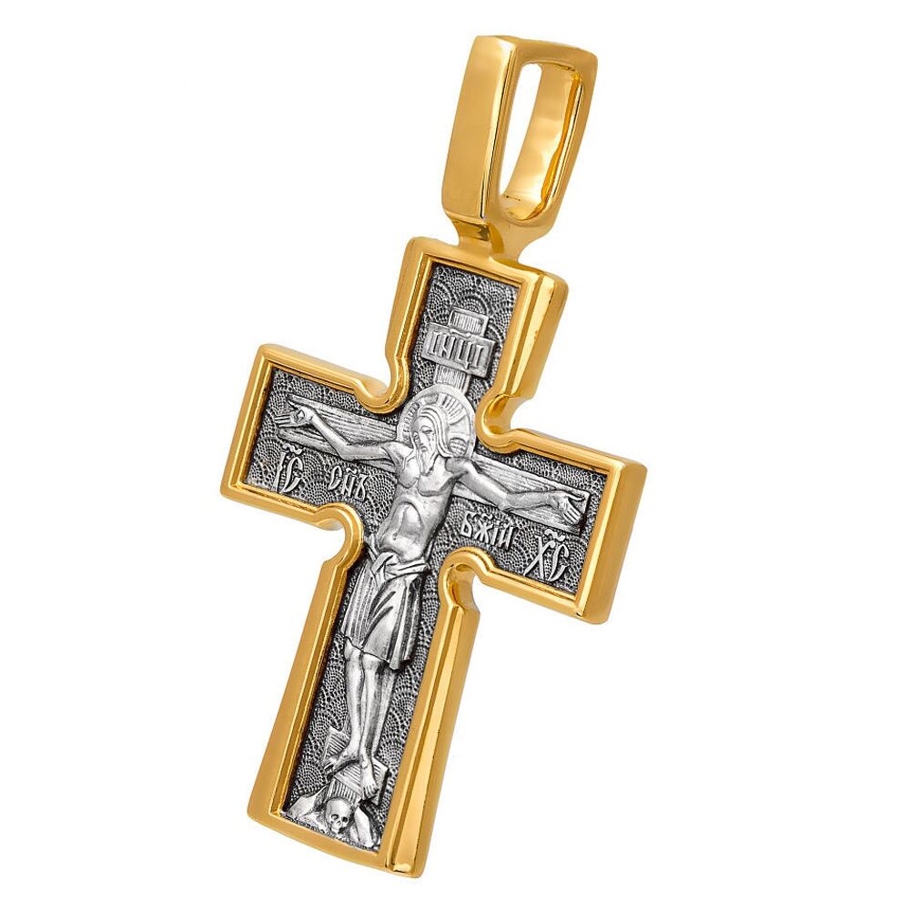 Neck Cross Akimov 101.039 «Crucifix. The Mother of God «Incarnation». Five Holy Patriarchs»