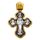 Крест нательный Акимов 101.209 «Распятие. Архангел Рафаил и святые целители»