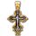Хрест натільний Акімов 101.249 «Розп'яття. Ікона Божої Матері «Живоносне джерело»