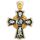 Neck Cross Akimov 101.252 «Icon of Christ Not-Made-by-Hand. Holy Royal Martyr Tsar Nicholas II of Russia. «Igorevskaya Icon of the Mother of God»
