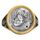 Охранное кольцо Акимов 108.041-P «Святой пророк Иона» Позолота