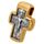Neck Cross Akimov 101.005 «Crucifix. The Divine Angel. John the Baptist»