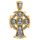 Крест нательный Акимов 101.061 «Господь Вседержитель. Икона Божией Матери «Отрада и утешение»