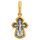 Neck Cross Akimov 101.070 «Crucifix. St. Demetrius Tsarevich of Uglich. Guardian Angel»
