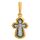 Neck Cross Akimov 101.070 «Crucifix. St. Demetrius Tsarevich of Uglich. Guardian Angel»