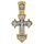 Neck Cross Akimov 101.801 «Crucifixion. Archangel Michael. Nicholas the Wonderworker with a miracle. Holy men.»