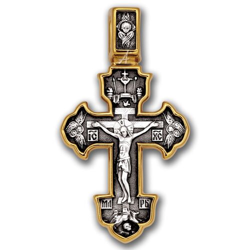 Neck Cross Akimov 101.239 «Crucifix. Guarding Angel»