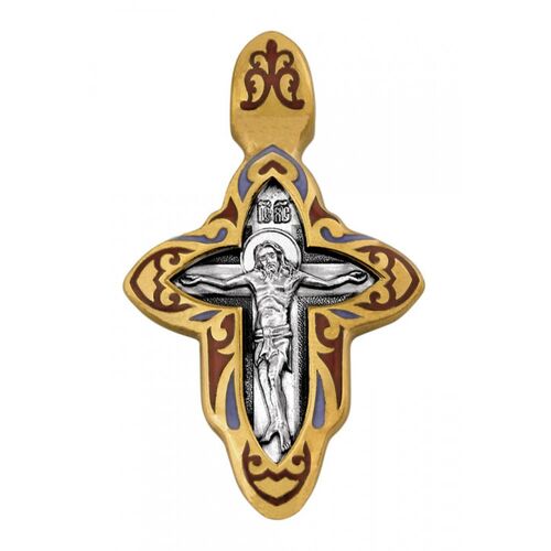 Neck Cross Akimov 103.074 «Crucifix. St. John of Kronstadt»