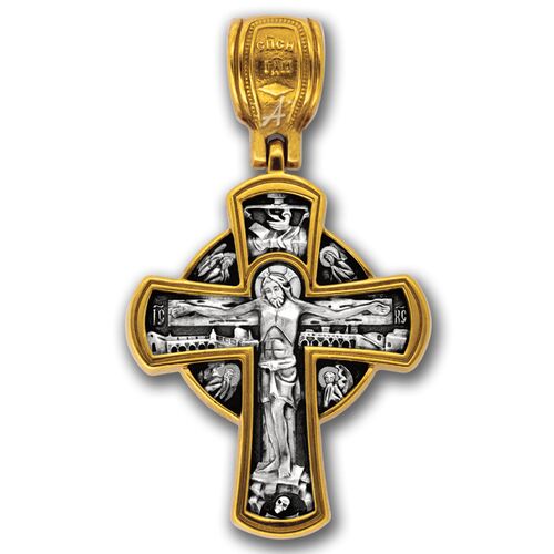 Neck Cross Akimov 101.231 «Crucifix.The Nativity of Christ»