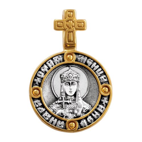 Образок Акимов 102.138 «Святая мученица царица Александра. Ангел Хранитель»