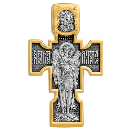Neck Cross Akimov 101.084 «Crucifix. The Archangel Michael»