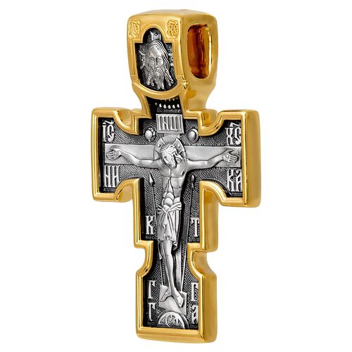 Neck Cross Akimov 101.084 «Crucifix. The Archangel Michael»