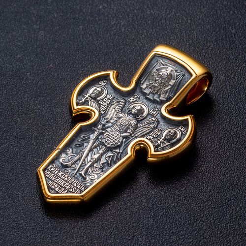 Neck Cross Akimov 101.004 «Crucifix. Archangel Michael»
