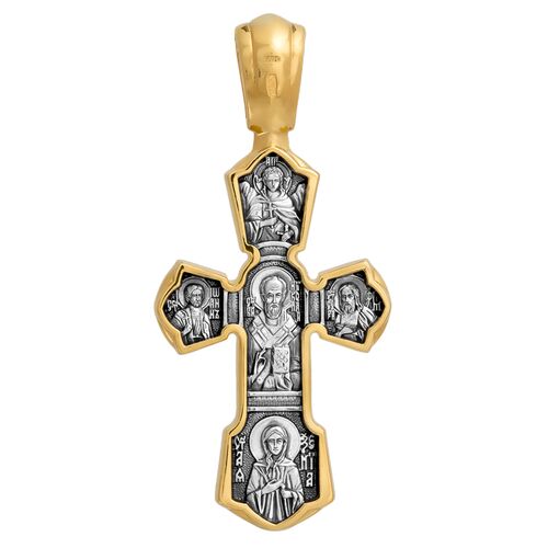 Neck Cross Akimov 101.243 «Crucifix. St. Nicholas the Wonderworker»