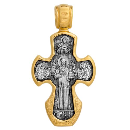 Neck Cross Akimov 101.253 «Crucifix. Matrona of Moscow»