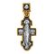Хрест натільний Акімов 101.096 «Явлення Христа до жінок-мироносиць. Ікона Божої Матері «Несподівана Радість»