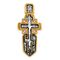 Крест нательный Акимов 101.214/K «Распятие с Андреевским крестом. Ангел Хранитель»