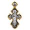Хрест натільний Акімов 101.204 «Господь Вседержитель. Ікона Божої Матері «Троєручиця»