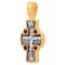 Neck Cross Akimov 101.085/KG «The Crucifixion of the Lord. Guardian Angel»